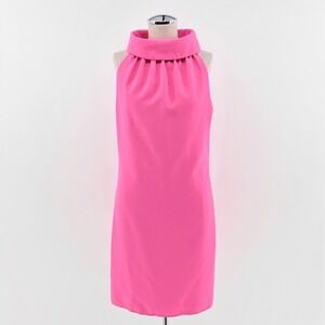 Sail to Sable Pink Cowl Neck Shift Dress Size‎ M Sleeveless Party Cocktail Event